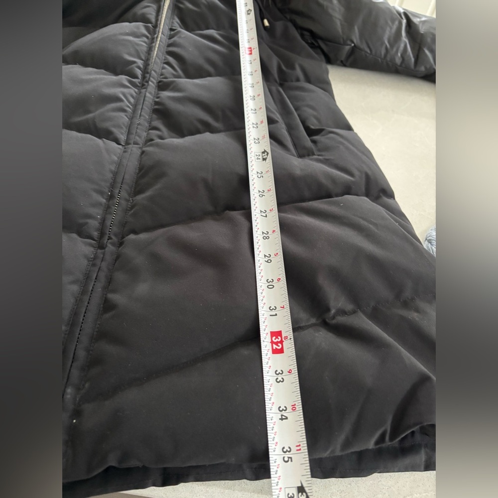 Atelier Noir Black Down Puffer Coat division of Rudsak Genuine Raccoon Fur Trim - Picture 15 of 16